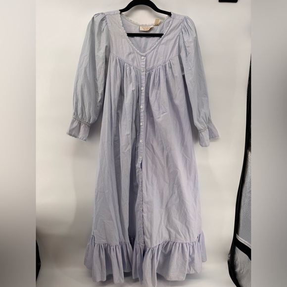 Victoria's Secret Other - Victoria Secret Vintage Light Blue Prairie Style Nightgown Small